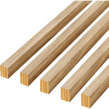 Obraz PREMIUM SLIM LAMELY NA ZEĎ DEKORATIVNÍ 16x28mm 275 cm BARVY DUB PŘÍRODNÍ