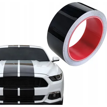 autokoberec Pásky na auto ČERNÝ LESK s kanálkem 2x100cm /bm