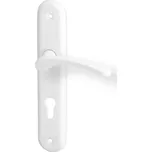 Viola Dveřní kování, 90 mm, PZ, lakované, bílé ASZ00068