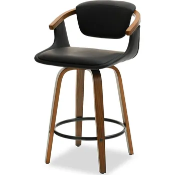 Křeslo Mebel Partner Max H (ořech tmavý + ořech)