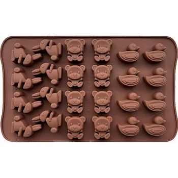 Nádoba na pečení Silikonová Forma Medvídci, Kačenky, Králík 13 x 22 cm