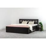 Ahorn Volterra postel s úložným prostorem Dekor: Dub Bardolino přírodní, Rozměr: 160 x 200 cm