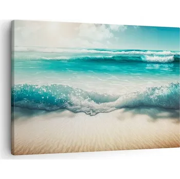 Obraz Obraz na plátně do obýváku, ložnice 70x50 pláž foto obrazy na zeď