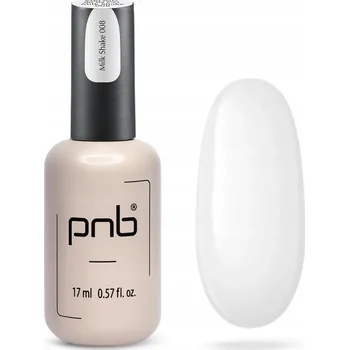 Lak na nehty Stavební gel na nehty PNB UV/LED Strong Iron Gel 008 Milk Shake 17 ml