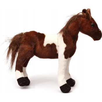 plyšák Plyšová Hračka kůň mustang 30 cm koník strakatý