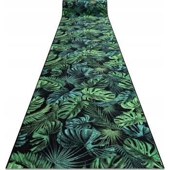 Koberec BĚHOUN KOBEREC 100 cm MONSTERA zeleň ^*Q3732