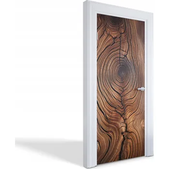 Fototapeta Samolepící nálepka na dveře skříně Dřevěná podlaha 85 x 205 cm