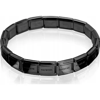 Náramek Modulární náramek Złocisto Maybeme ocel černý