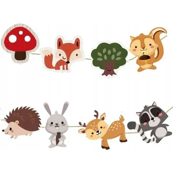 BANNER girlanda WOODLAND zvířátka LESNÍ