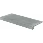 Tvarovka schodová Rako Rebel 40×80 cm tmavě šedá DCF84742