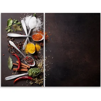 Kuchyňské prkénko Skleněná Ochranná Deska a Krájecí Prkénko | Indukce, Sporák ds-0058