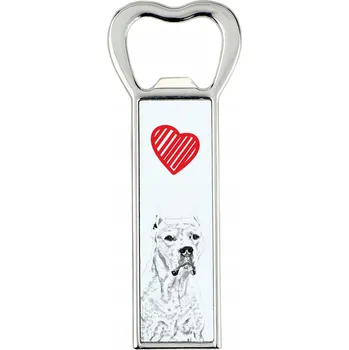 Otvírák Argentinská doga – otvírák na láhve s fotkou vašeho psa