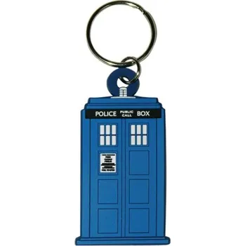Přívěsek na klíče Doctor Who: Tardis (5 x 6 cm) pryžový