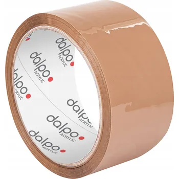 Lepicí páska Balicí páska Dalpo hnědá, šířka 48 mm, délka 45 m, 6 ks