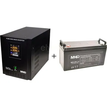 Kotel Záložní zdroj 1200W baterie 120Ah pro kotel na tuhá paliva s podavačem