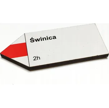 Obraz Magnet dřevěná cedulka PRASÁTKO Tatry Zakopané