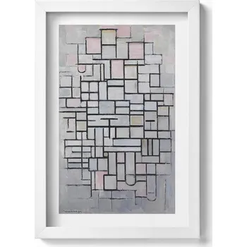 Obraz Obraz dekorace na zeď Moderní umění - geometrický náčrt 20x30 cm