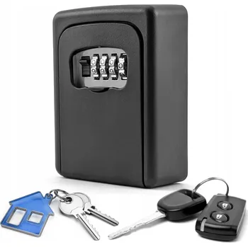 Železářství Kovová schránka Sejf na klíče Šifrovací zámek