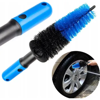 Mycí kartáč na vozidlo Špičatý detailingový kartáč na mytí kol, 31 cm