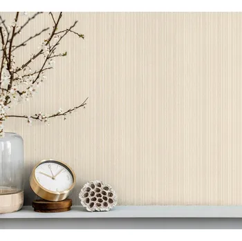 Tapeta Tapeta béžové pruhy VINYLOVÁ vliesová Reliéfní