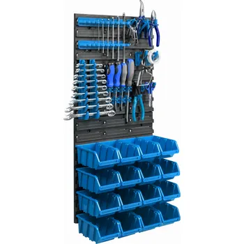 Obraz DÍLENSKÁ STĚNA / PANEL NA NÁŘADÍ SE 16 BOXAMI