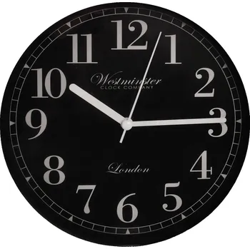 Hodiny Nástěnné hodiny Tajemniczy ogród černé 22 cm