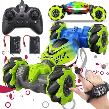 RC model auta AUTO NA DÁLKOVÉ OVLÁDÁNÍ GESTY RUKOU RC PILOT NÁRAMEK 4X4 LED 360°