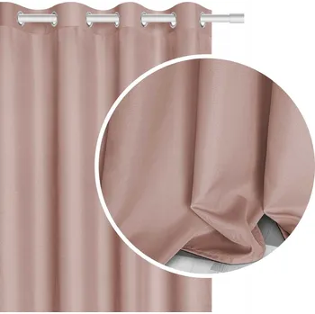 Obraz ZÁCLONY DO OBÝVÁKU HOTOVÉ S KOLEČKY PUDROVÁ 140x250 VIVA