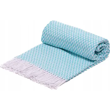 Prostěradlo Deka Rena Home bavlna 140 cm x 200 cm modrá