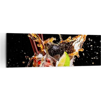 Obraz Velký obraz do obýváku 160x50 gastronomie moderní na plátně obrazy