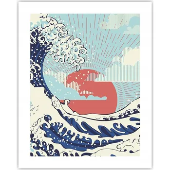 Obraz Obraz plakát na zeď bez rámu 40x50 abstrakce plakáty do obýváku ložnice