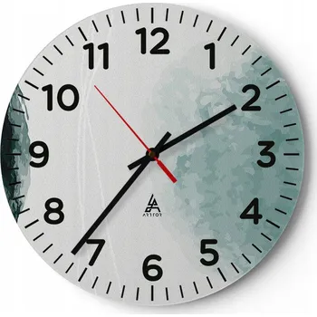 Hodiny Kuchyňské nástěnné hodiny 30x30 Moderní Tiché skleněné hodiny