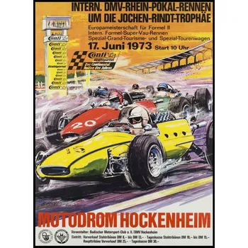 Obraz Plakát Finále závodu Europa Grand Prix bez rámu 29,7 x 42 cm