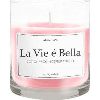 Svíčka Tradiční sójová svíčka La Vie Est Belle Skandynawski Dom 1 ks