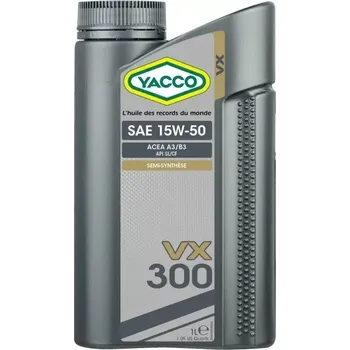Motorový olej Yacco VX 300 15W-50 *1l