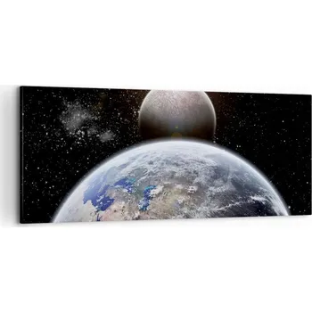 Obraz Foto obraz na plátně canvas 100x40 kosmos obývací pokoj ložnice na zeď velký