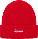 Supreme Loose Gauge Beanie / Red Barva: Červená, Velikost: OS