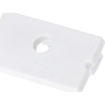 Příslušenství pro LED osvětlení Záslepka profilu Standard Wider Plus GK bílá s otvorem