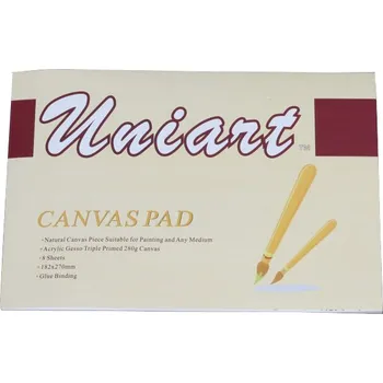 Blok napnutého plátna se šepsem pro skicování 18x27cm