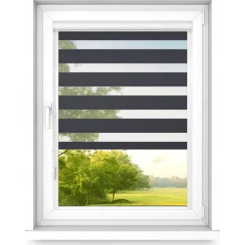 Roleta Roleta den a noc s HLINÍKOVÝMI vodícími lištami 60x140