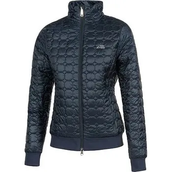 Dámská bunda bomber EQUILINE Octagon Edae, modrá velikost M
