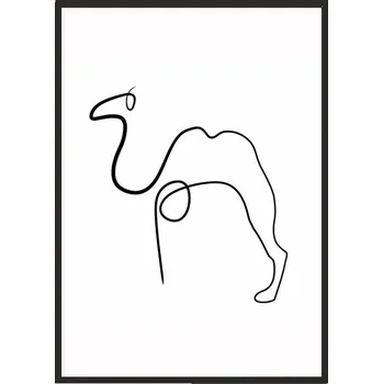 Obraz OBRAZ PLAKÁT V RÁMU 53x73 cm Boho P2183