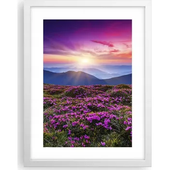 Obraz Obraz plakát v bílém rámu do obýváku 30x40 krajina plakáty na zeď