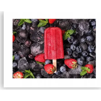 Obraz Obraz plakát do obýváku nebo ložnice 40x30 - zmrzlina, foto plakát na zeď, bez rámu