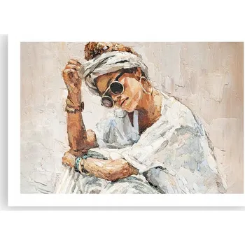 Obraz Plakát bez rámu do obýváku ložnice 70x50 portrét moderní módní obraz