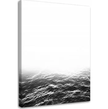Obraz Obraz na plátně šedé vlny 40x60