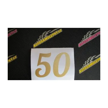 Polep vozidla Startovní číslo 50 typ 3 (12 - zelená) SAMOLEPKA NA AUTO, NÁLEPKA, FÓLIE, POLEP, TUNING, VLASTNÍ TEXT, TISK, AUTOSAMOLEPKY.cz, POLEPY, OBRÁZEK, LOGO, 3D STICKERS