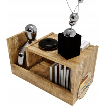 Konferenční stolek Perfektciecie obdélníkový dub rustikální, 60 x 33 x 34 cm, vícebarevný