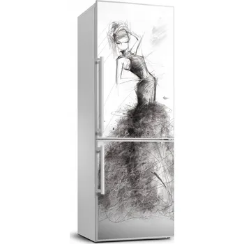 Fototapeta Samolepící nálepka na ledničku Ilustrace módy