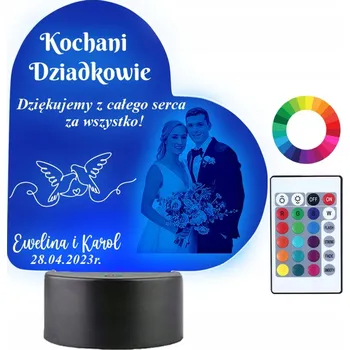 Lampička Plexido vícebarevná Noční lampa